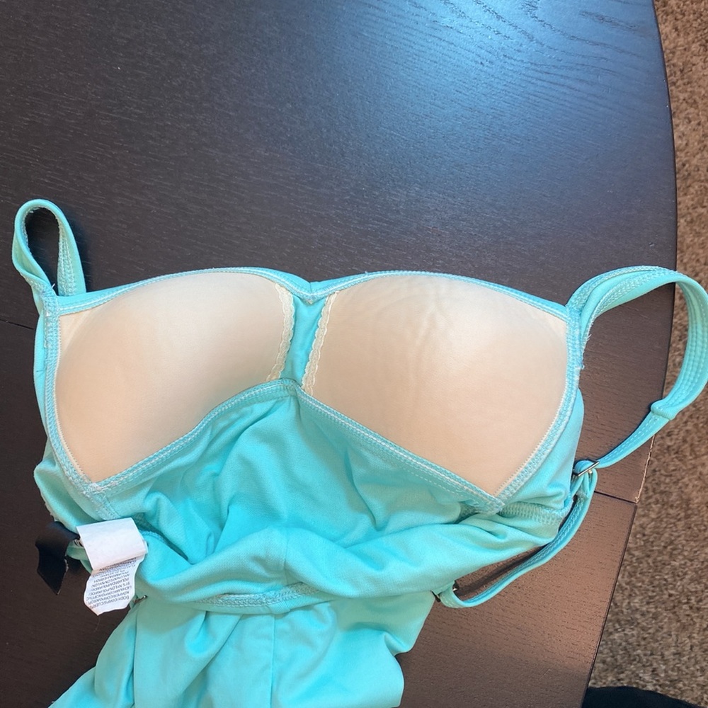 La Blanca Mint Green One piece Bathing Suit - Picture 6 of 6